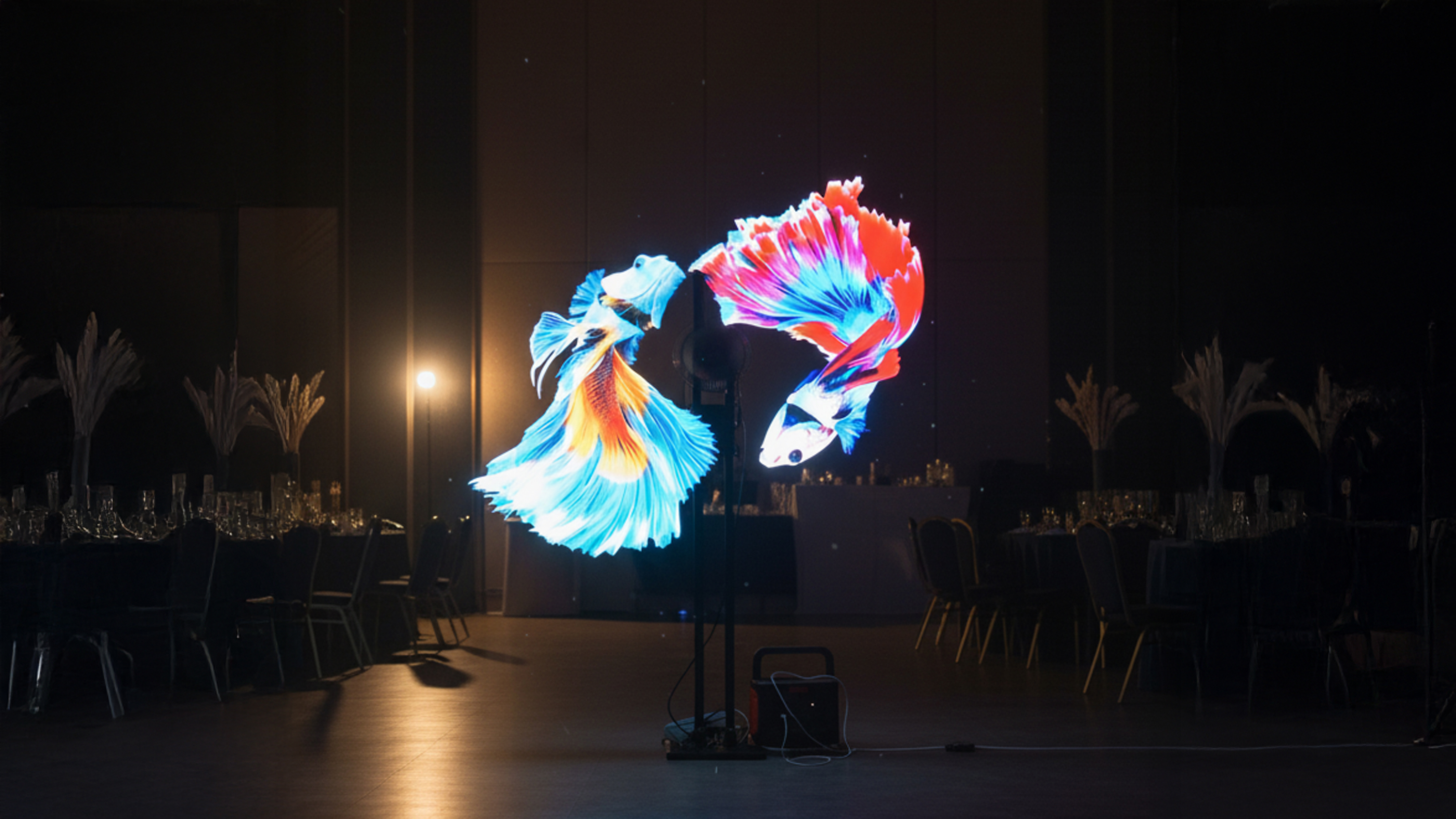 HoloFan 3D Hologram Display - Leap Interactive